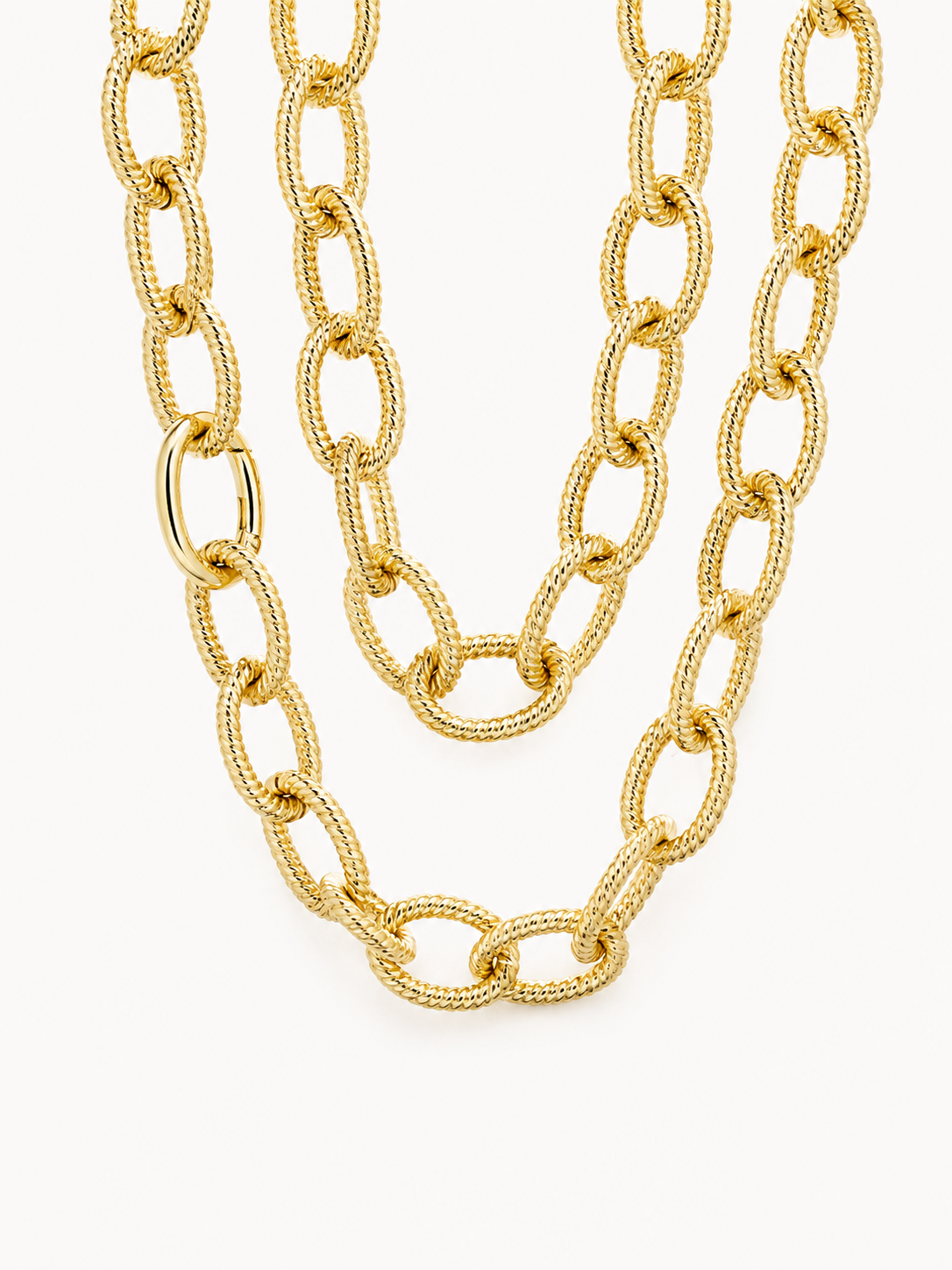 16.016 - gold colored soft gold cable rope large
