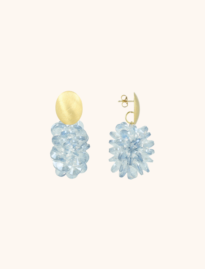 Ice Blue Earrings Crystal Grape Samlott-theme.productDescriptionPage.SEO.byTheBrand