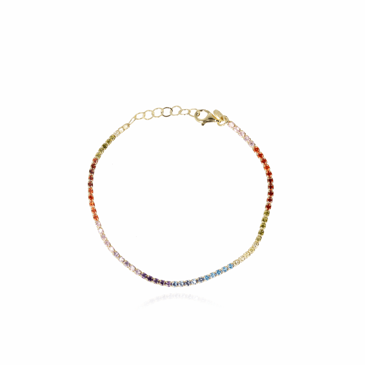 Regenboog Tennis Armband