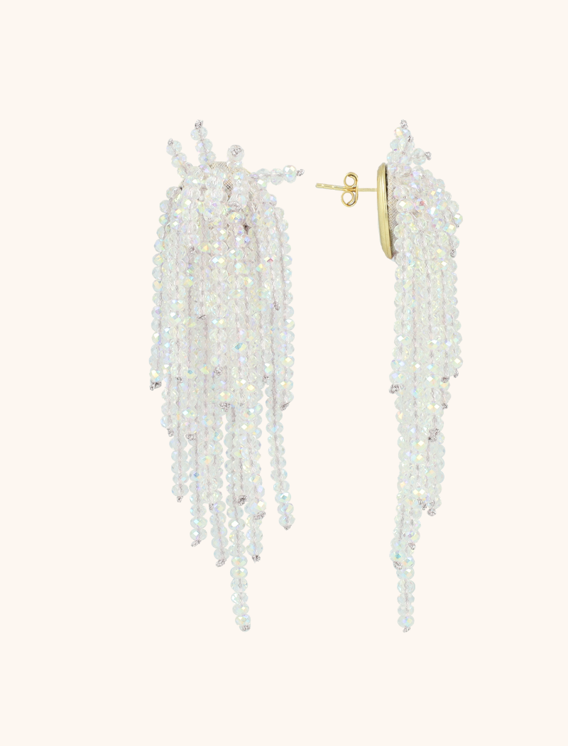 Holografische Ohrringe Babette Glassberry Waterfall  L