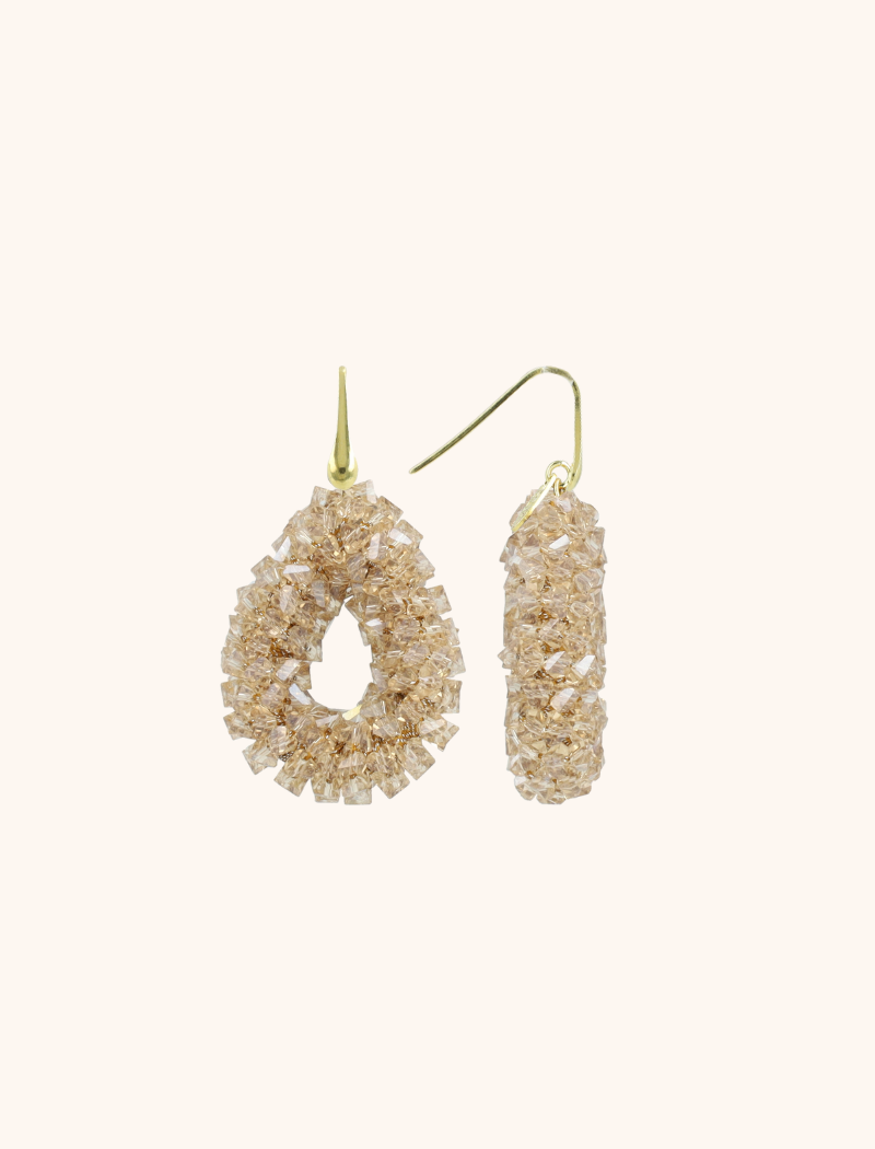 Crystal Nude Earrings Marieke Drop S Raw  lott-theme.productDescriptionPage.SEO.byTheBrand