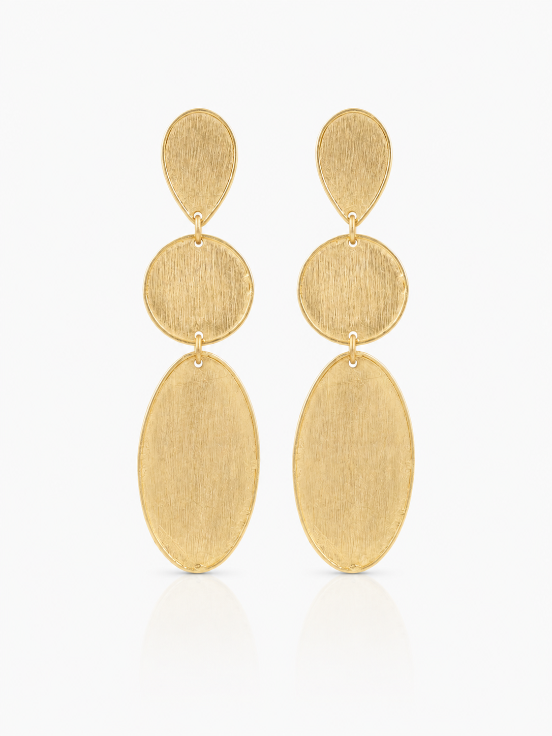 Classic Ohrringe Christina Stone Shape Oval Triple