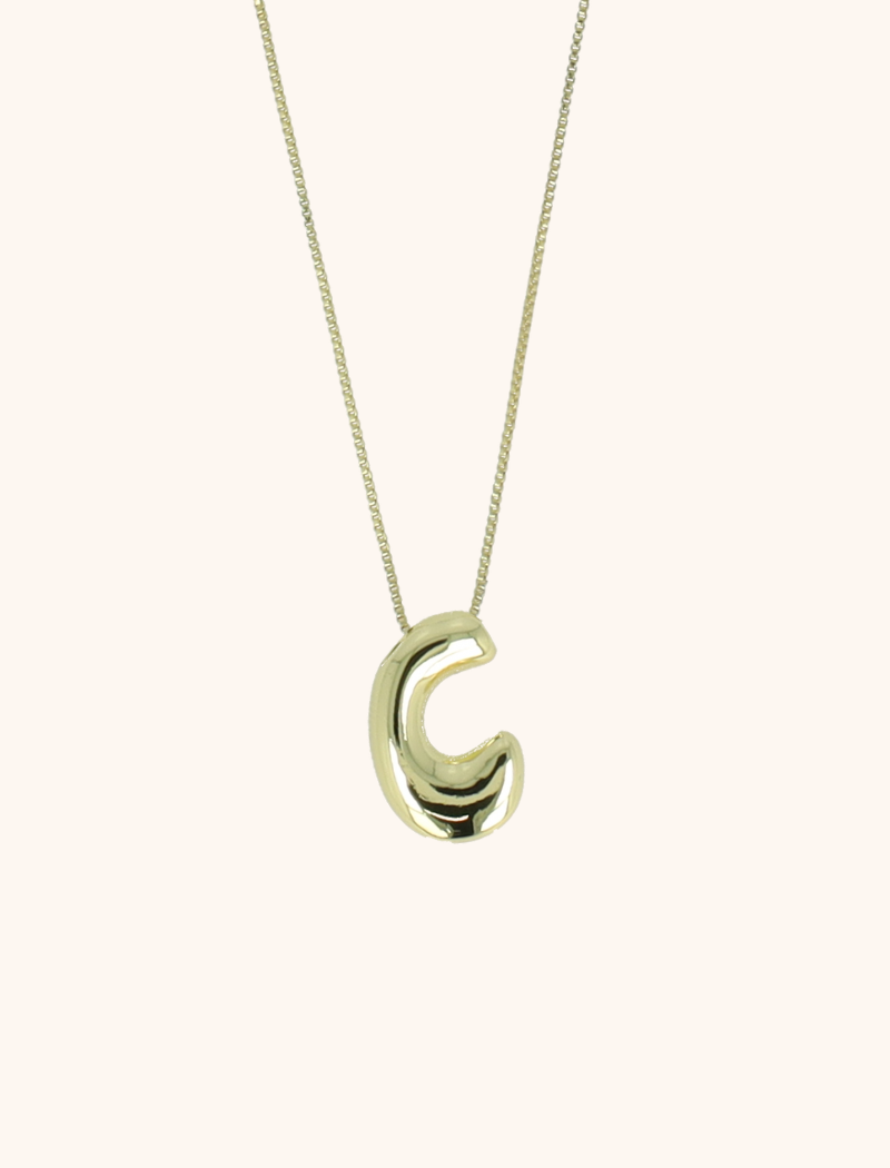 Gouden Cartoon Initiaal Ketting - Verstelbaarlott-theme.productDescriptionPage.SEO.byTheBrand