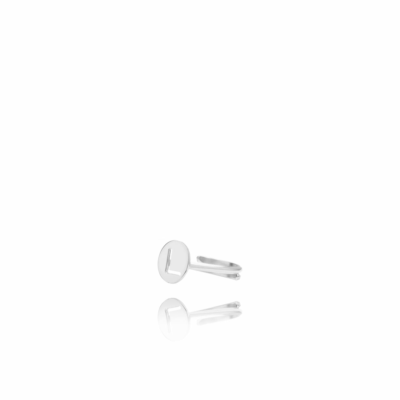 Zilveren ring Initial Smalllott-theme.productDescriptionPage.SEO.byTheBrand