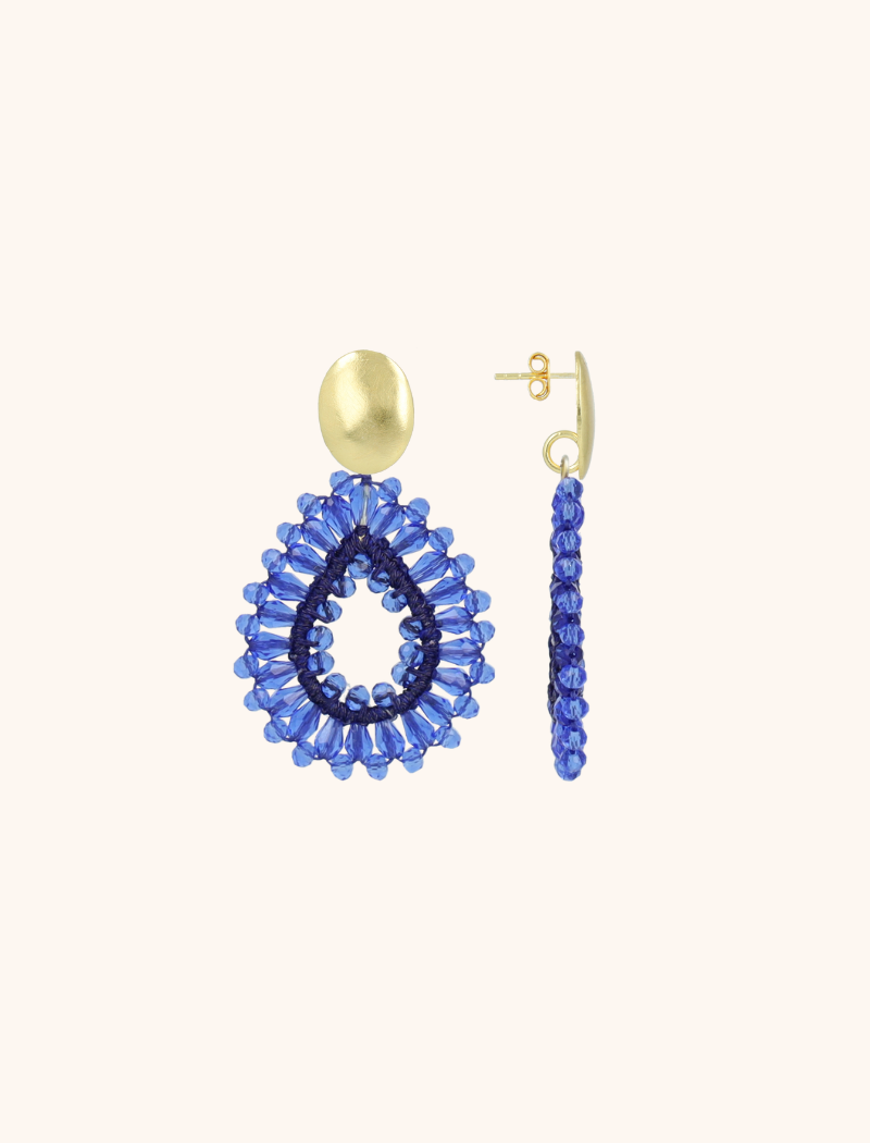 Blaue Ohrringe Robin Drop Crystal Small  lott-theme.productDescriptionPage.SEO.byTheBrand