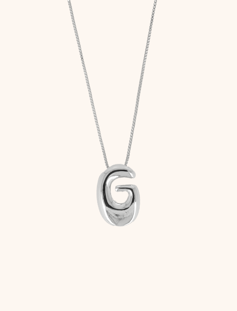 Zilveren Cartoon Initiaal Ketting - Verstelbaarlott-theme.productDescriptionPage.SEO.byTheBrand