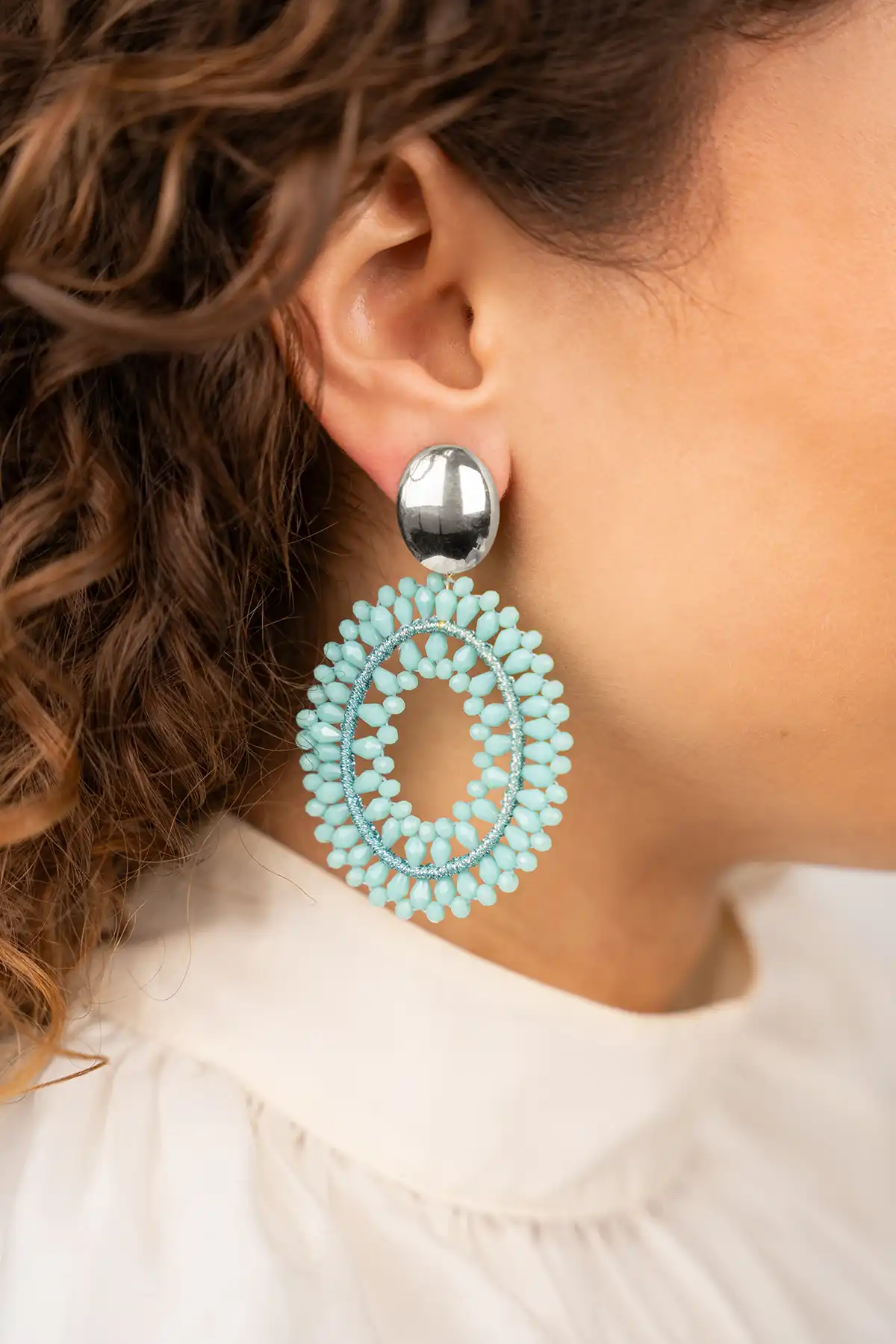 Blauwe oorbellen Noa ovaal Llott-theme.productDescriptionPage.SEO.byTheBrand