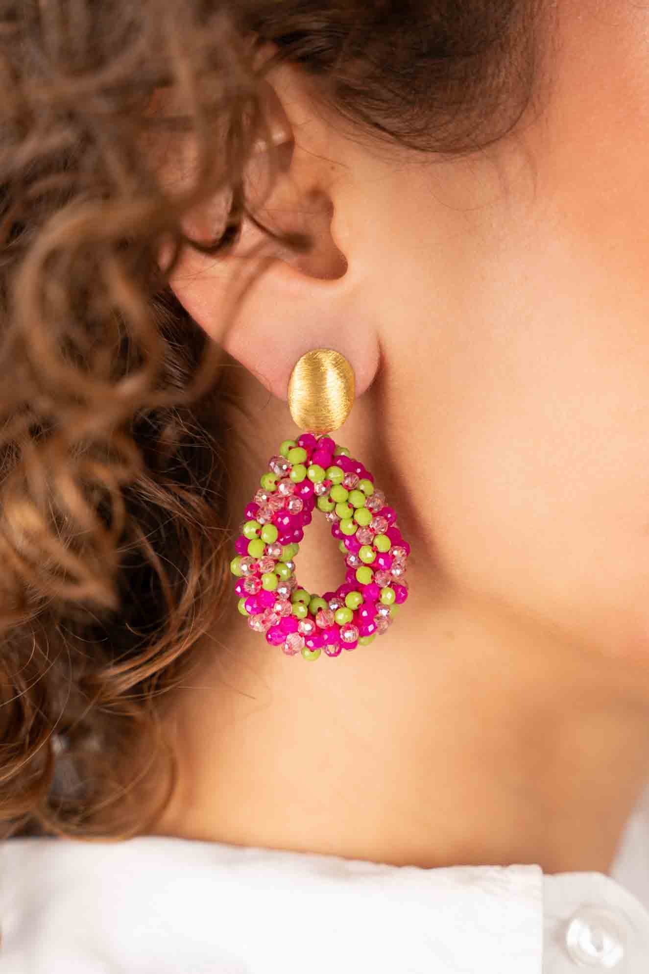 Fuchsia Lime Oorbellen Berry Druppel Slott-theme.productDescriptionPage.SEO.byTheBrand