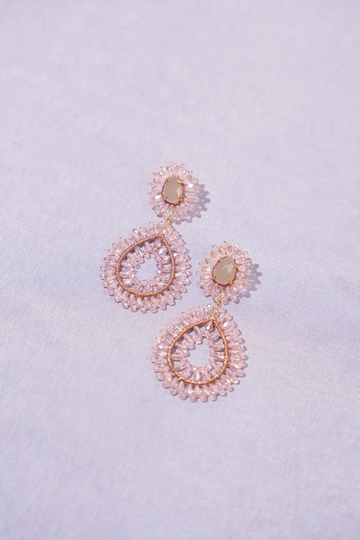 Crystal Pink Oorbellen Apollo Double Drop Slott-theme.productDescriptionPage.SEO.byTheBrand