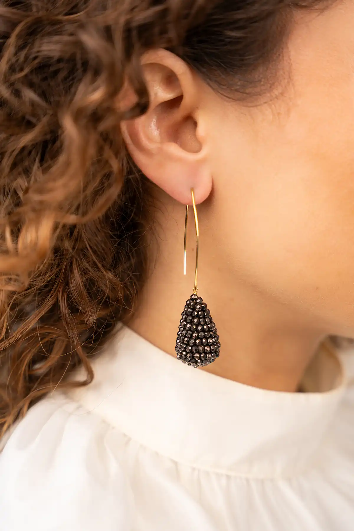 Bruine Oorbellen Amy Cone S