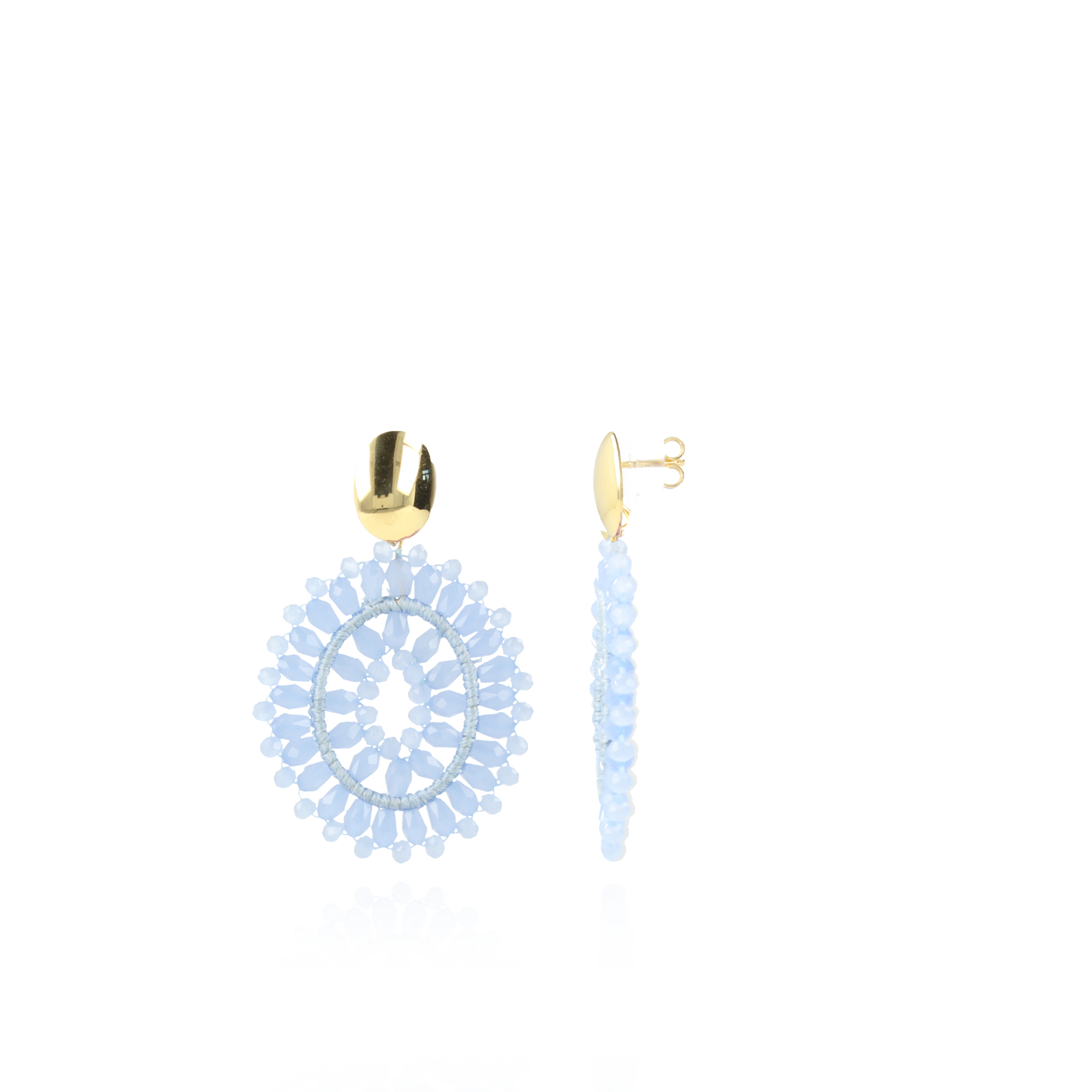 Blauwe Oorbellen Ovaal Noa Slott-theme.productDescriptionPage.SEO.byTheBrand