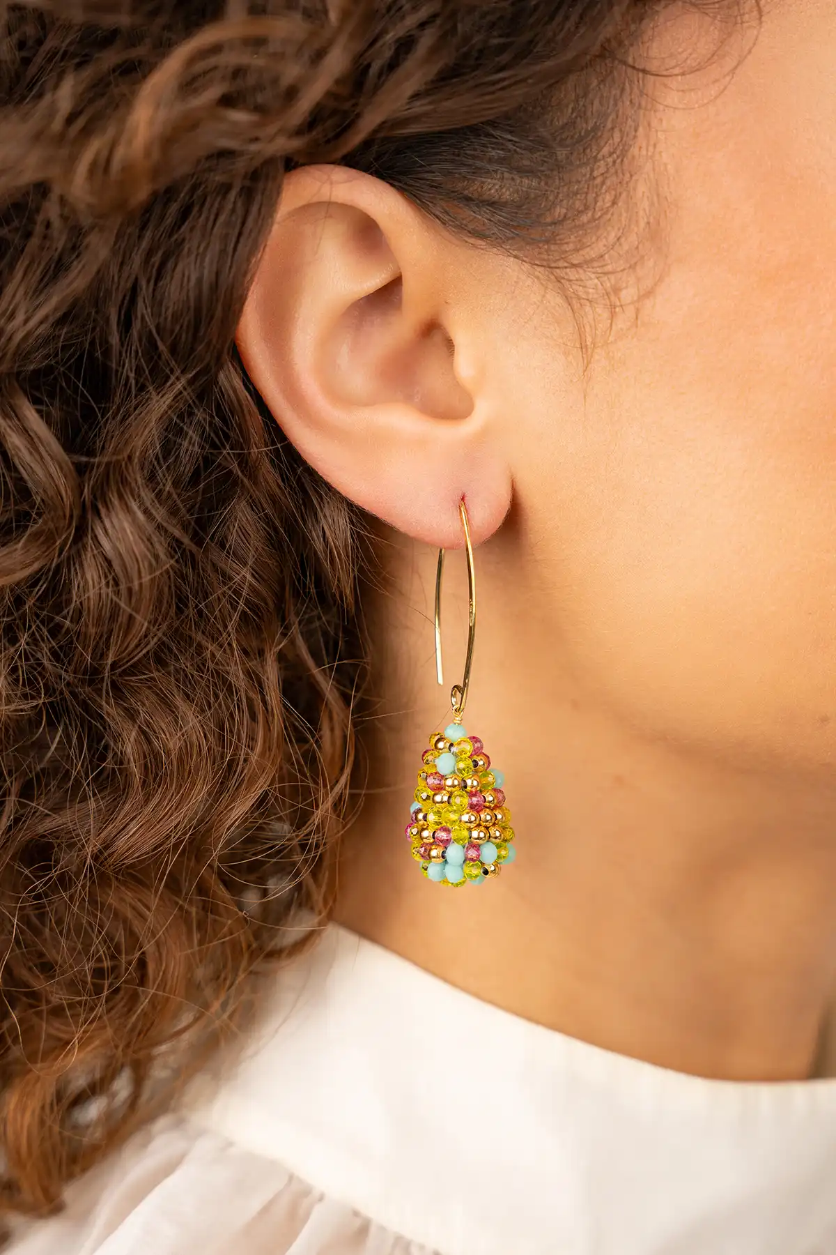 Blauwe Mix Gold Oorbellen Amy Cone XSlott-theme.productDescriptionPage.SEO.byTheBrand