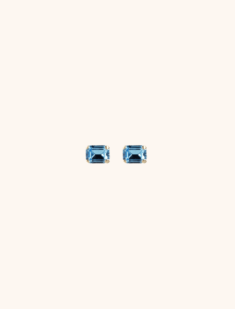 Blaue Strass-Ohrringe Jill S