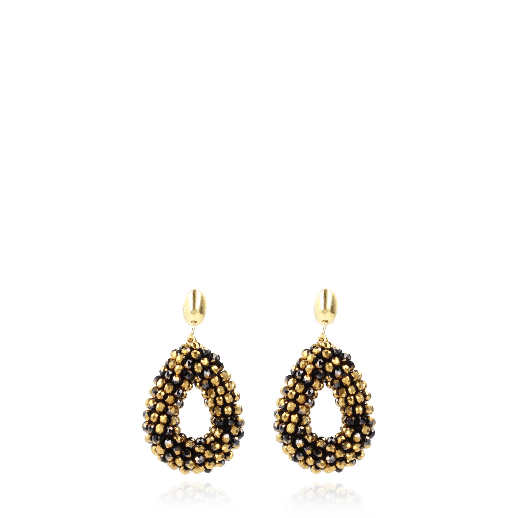 Gold-coloured Earrings Berry Drop S