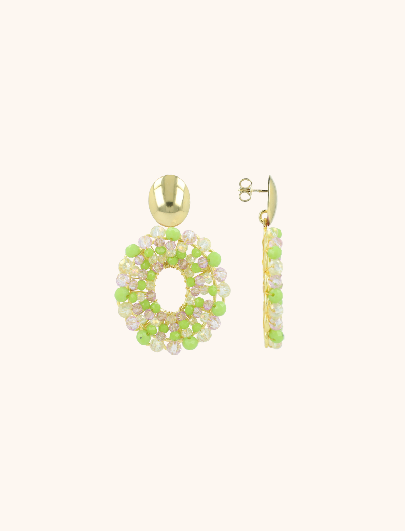 Gele mix oorbellen Mia ovaal Slott-theme.productDescriptionPage.SEO.byTheBrand