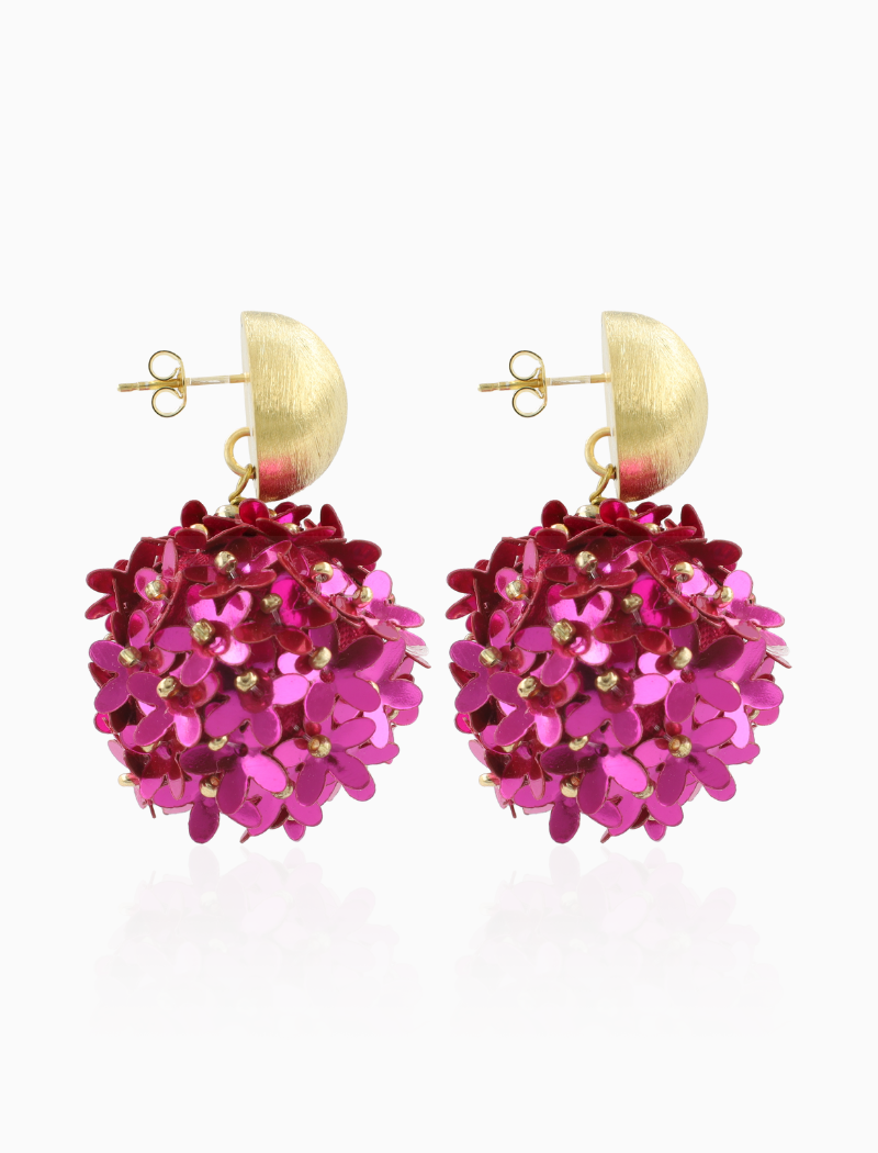 Fuchsia Oorbellen Daisy Globe L Flower