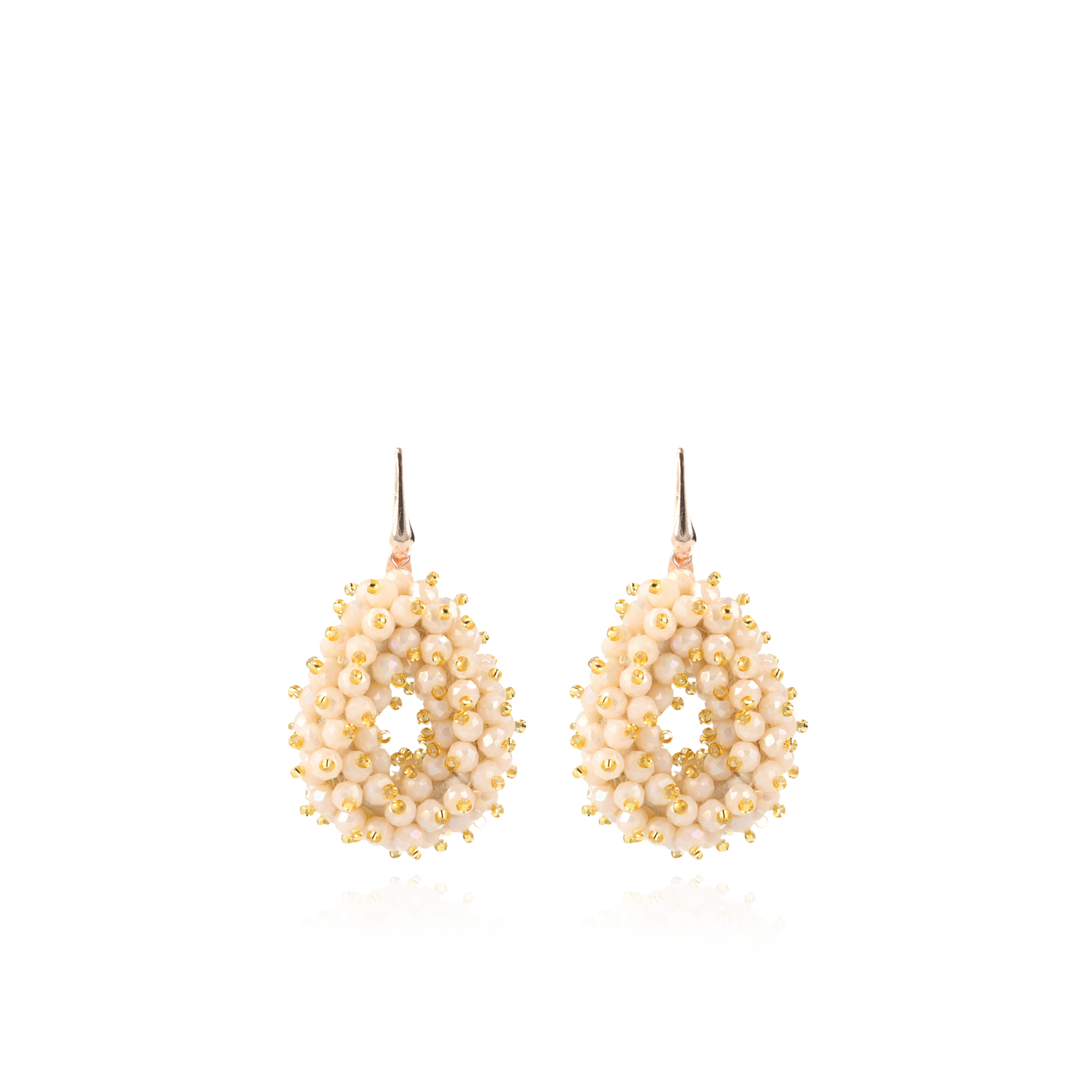 Crème Oorbellen Louise Double Stones Drop Slott-theme.productDescriptionPage.SEO.byTheBrand