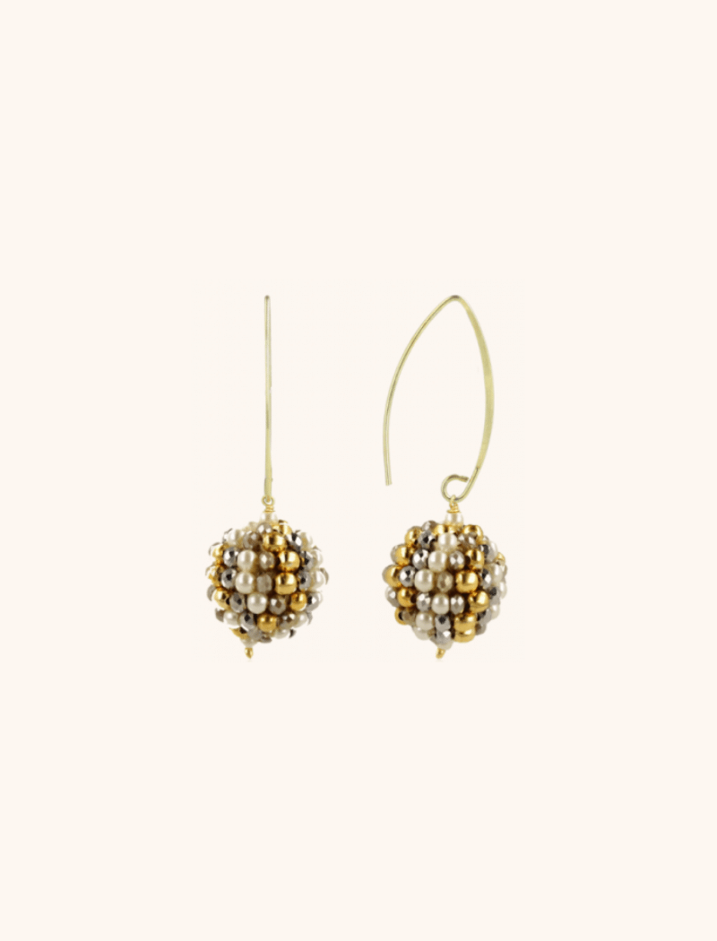 Grey Earrings Lexi Globe S