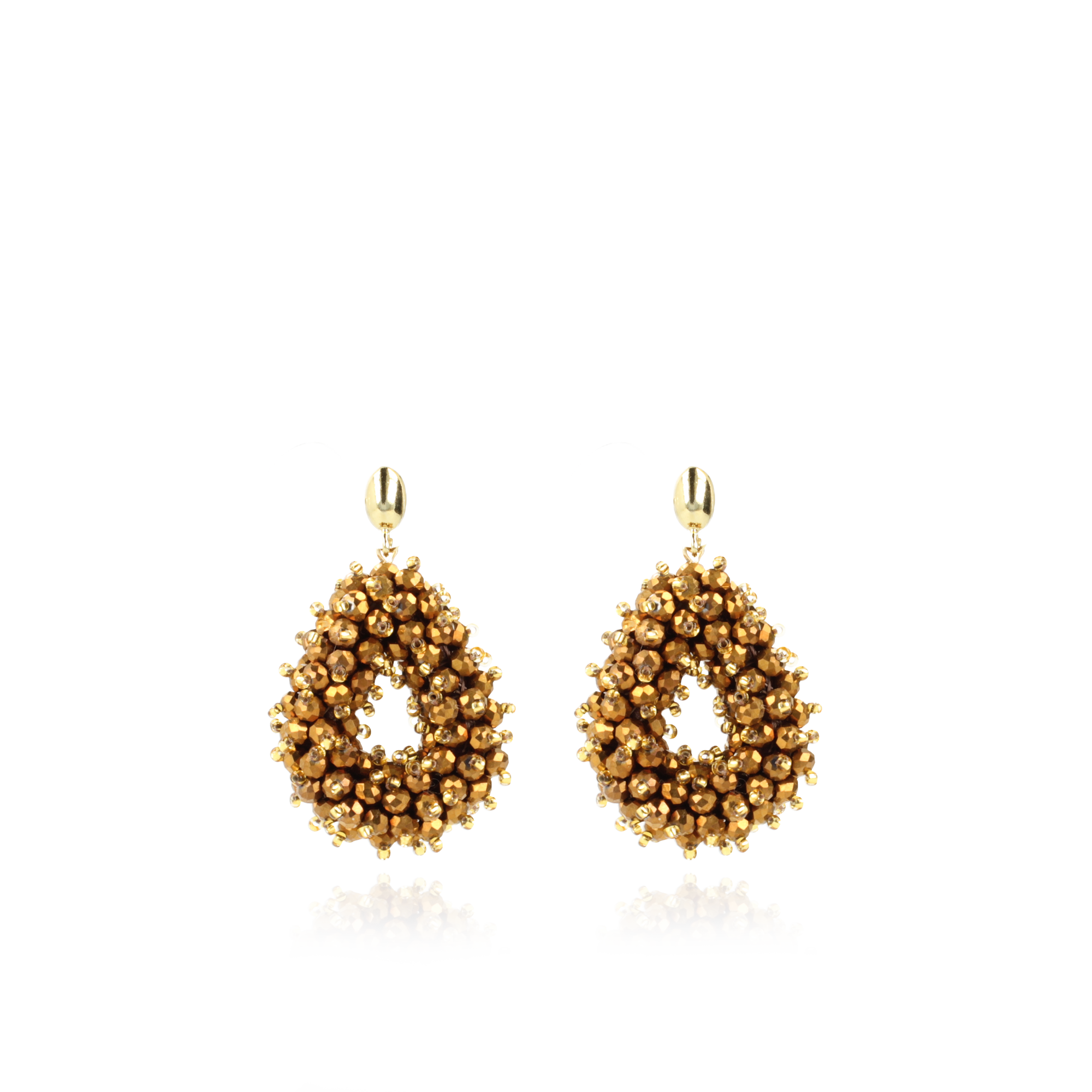 Koper Oorbellen Louise Double Stones Drop Slott-theme.productDescriptionPage.SEO.byTheBrand
