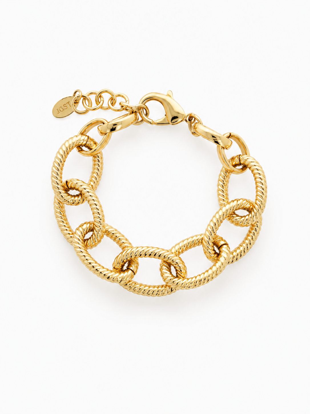 16.004 - gold colored soft gold cable rope large