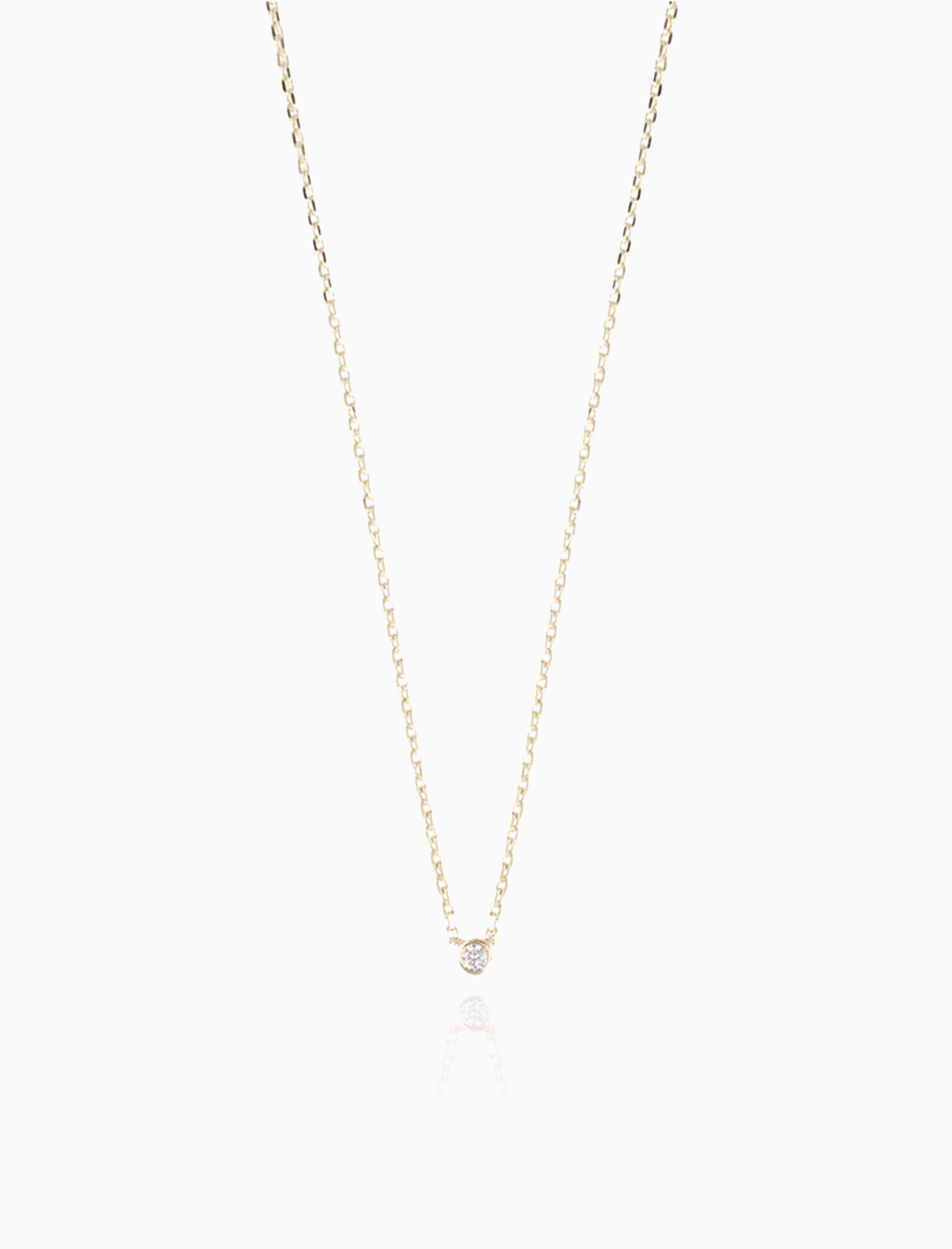 Symbool ketting One Diamond