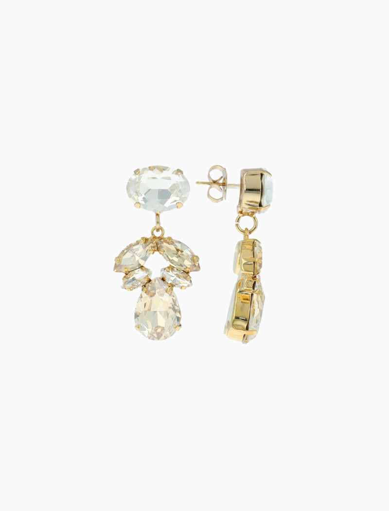 Kristallen Oorbellen PE Flower Drop M Joni