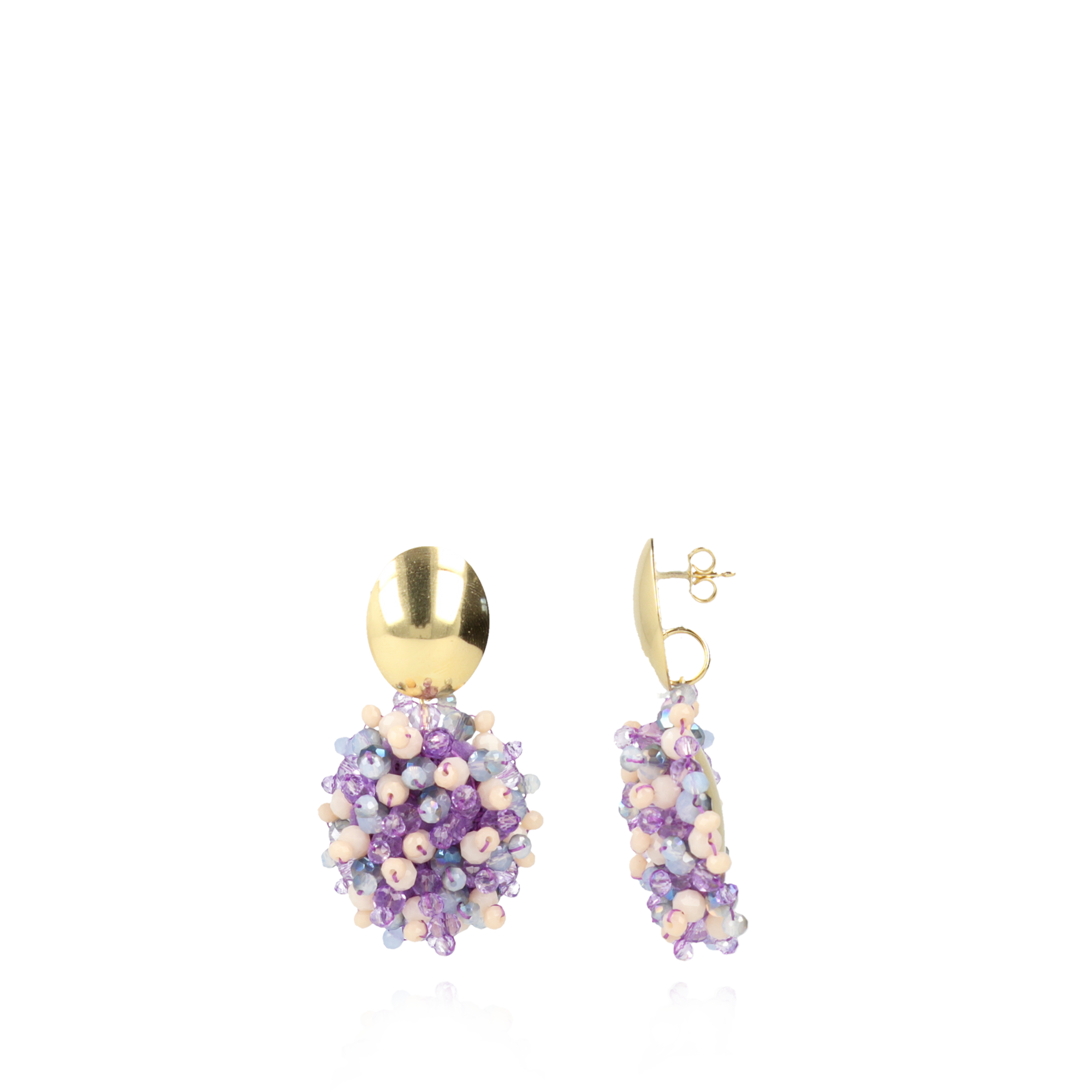 Mixed Paarse Oorbellen Jazz Ovaal Slott-theme.productDescriptionPage.SEO.byTheBrand