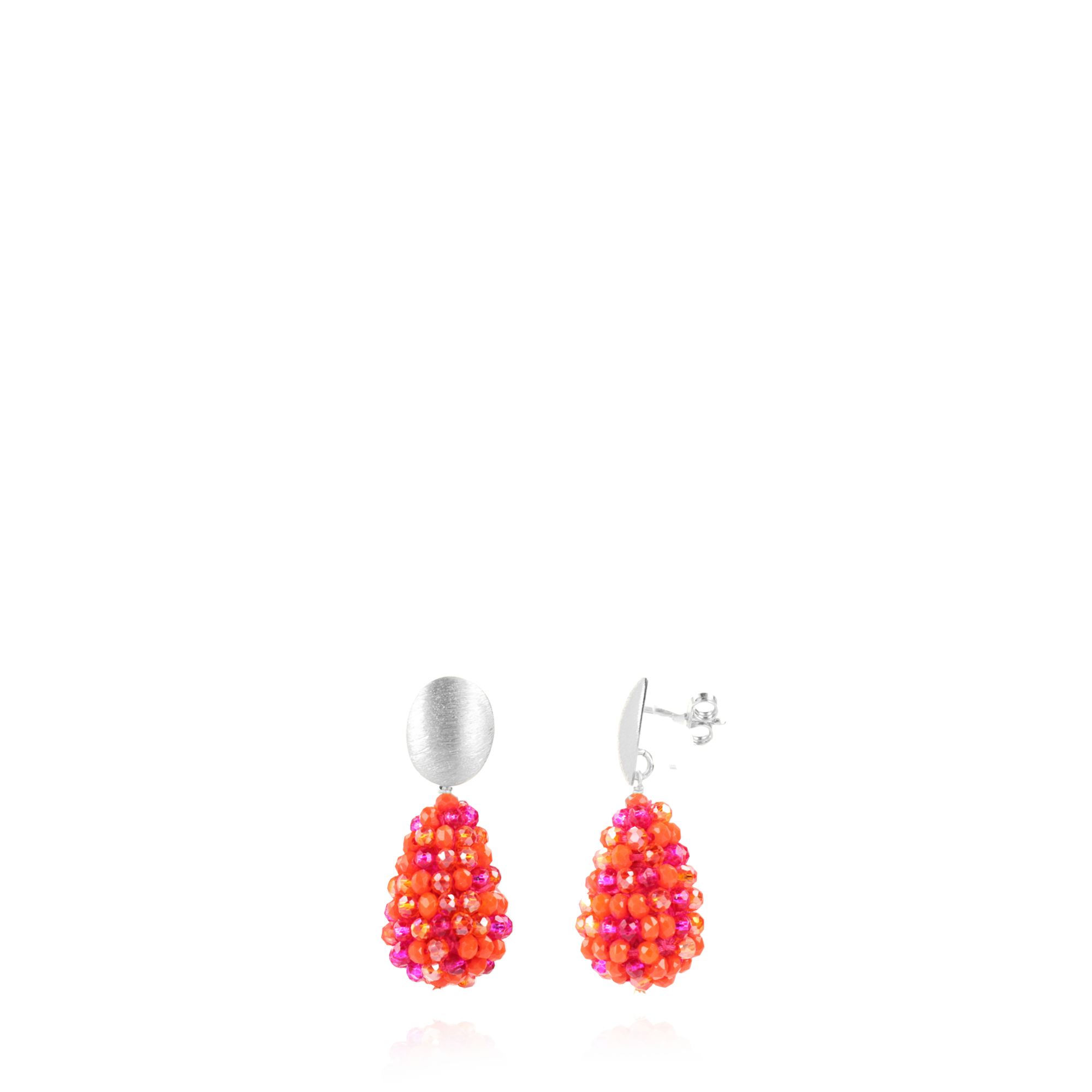 Mixed Fuchsia Earrings Amy Glassberry Cone XS