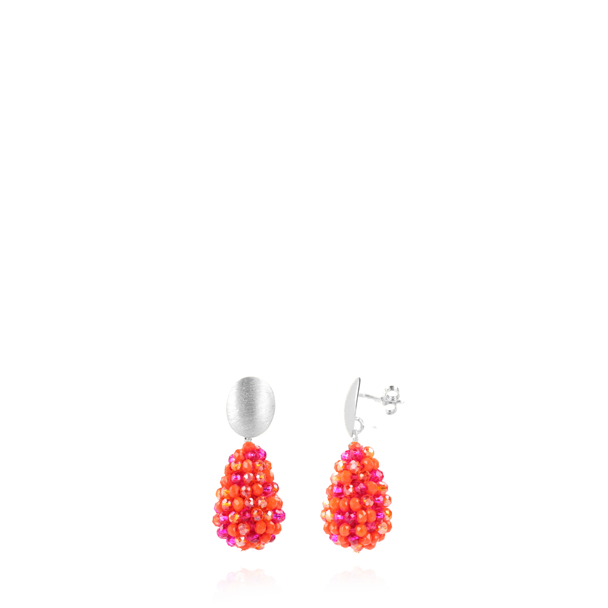 Gemischte Fuchsia Ohrringe Amy Glassberry Cone XS