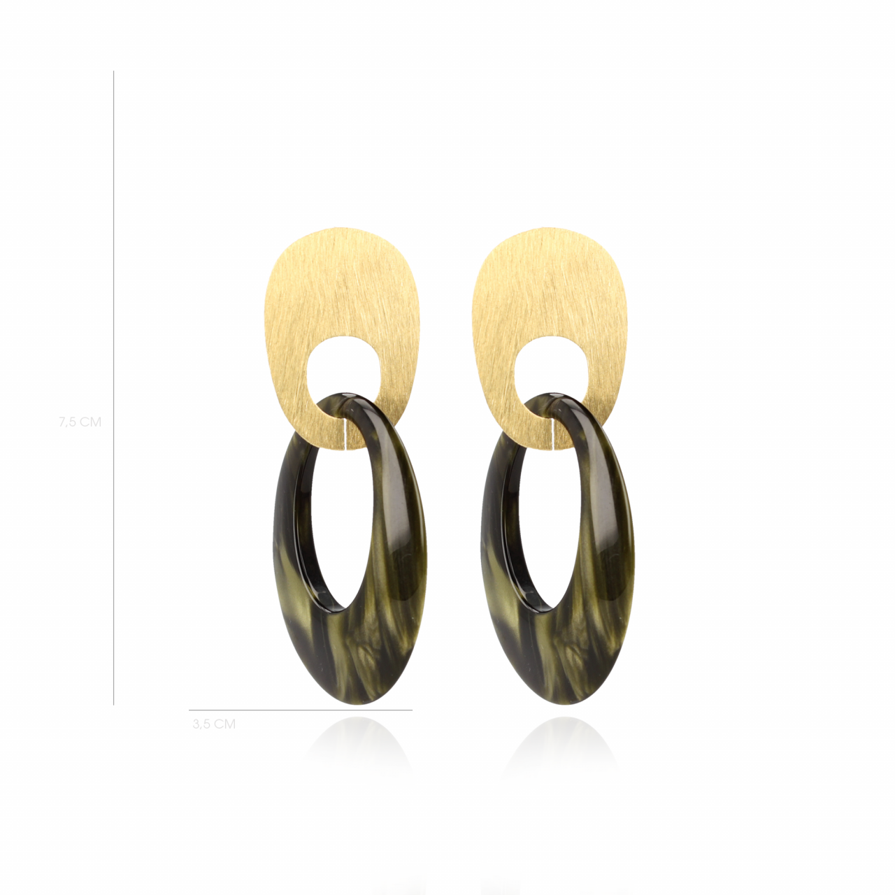 Groene Oorbellen Nemea Teardrop L Asymmetrischlott-theme.productDescriptionPage.SEO.byTheBrand