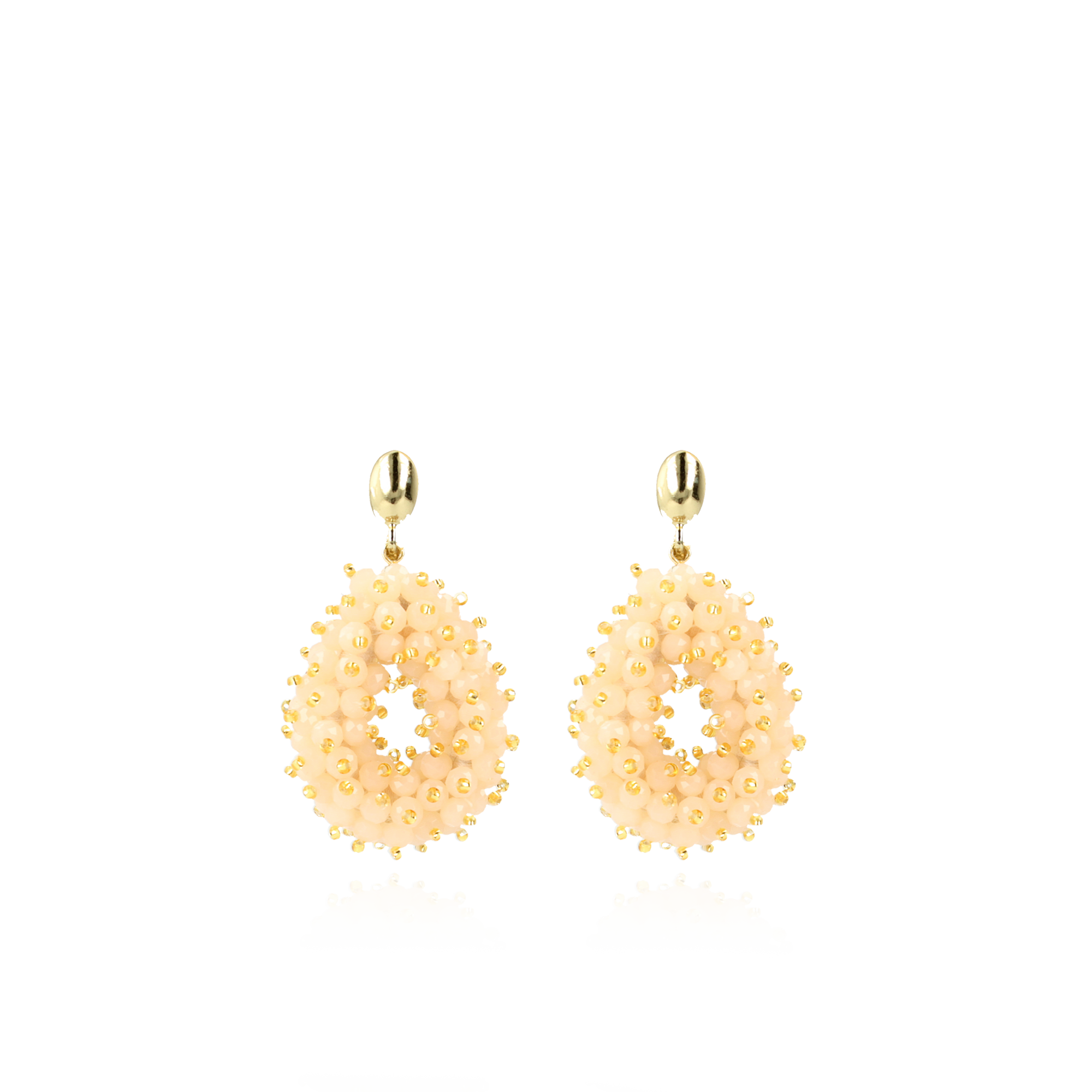 Licht Oranje Oorbellen Louise Double Stones Drop Slott-theme.productDescriptionPage.SEO.byTheBrand