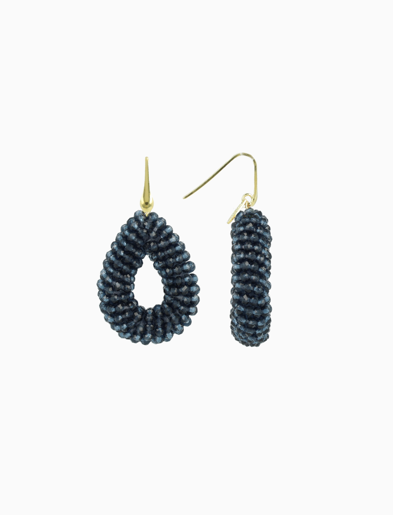 Elementar Blau Ohrringe Berry Tropfen S