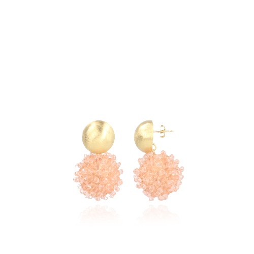 Licht Roze Oorbellen Glassberry Louise Globe L Double Stoneslott-theme.productDescriptionPage.SEO.byTheBrand