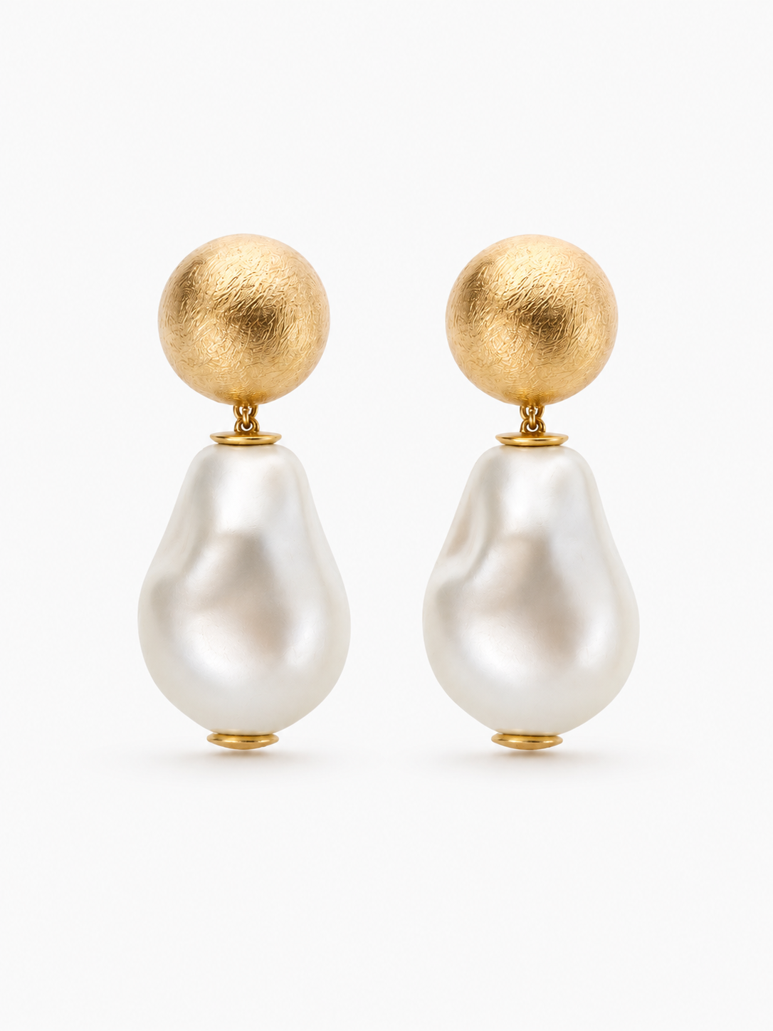 Irregular Stone L - Pearl White