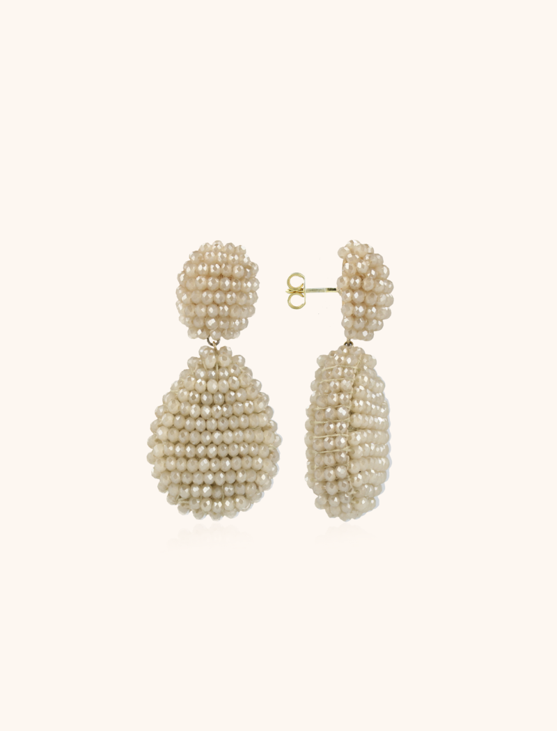 Beige Oorbellen Kenza Glassberry Druppel Mlott-theme.productDescriptionPage.SEO.byTheBrand