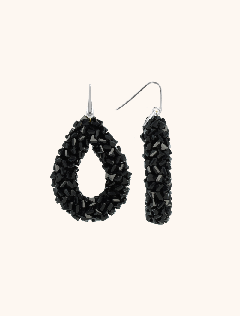 Zwarte Oorbellen Marieke Drop L Rawlott-theme.productDescriptionPage.SEO.byTheBrand