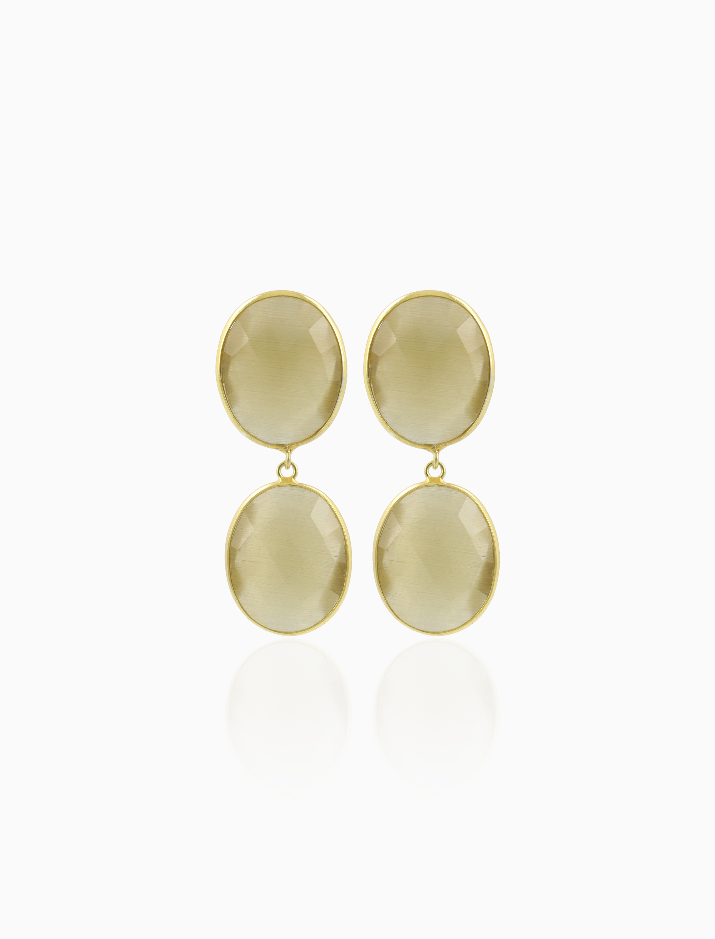 Amber Golden Ohrringe Camille Double Drop