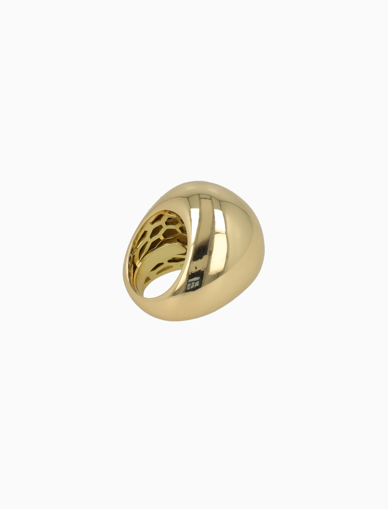 Gouden Ring Bold Dome M Claressa